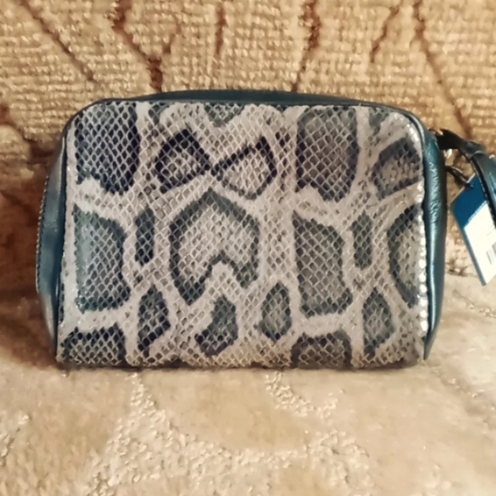 Cole Haan Snake Wrist Pouch - Picture 2 of 6